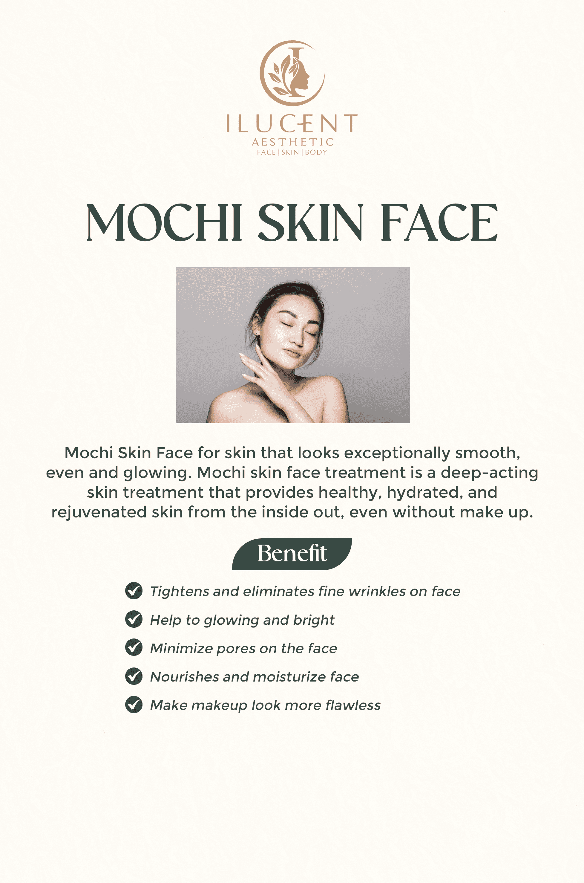 Mochi Skin Face
